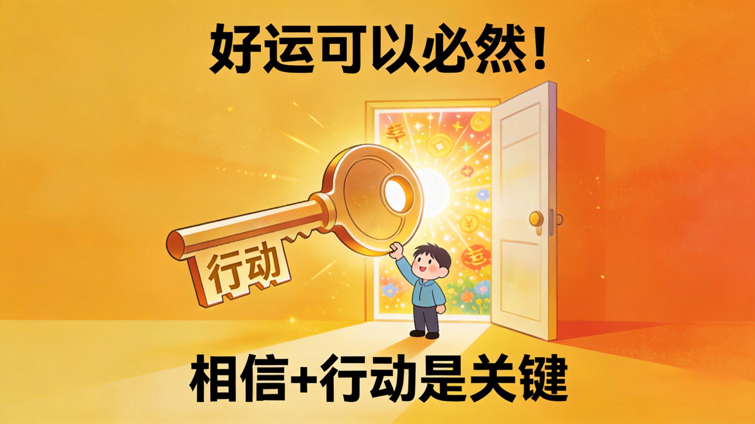 <strong>相信并行动，人生好运必不缺席</strong>